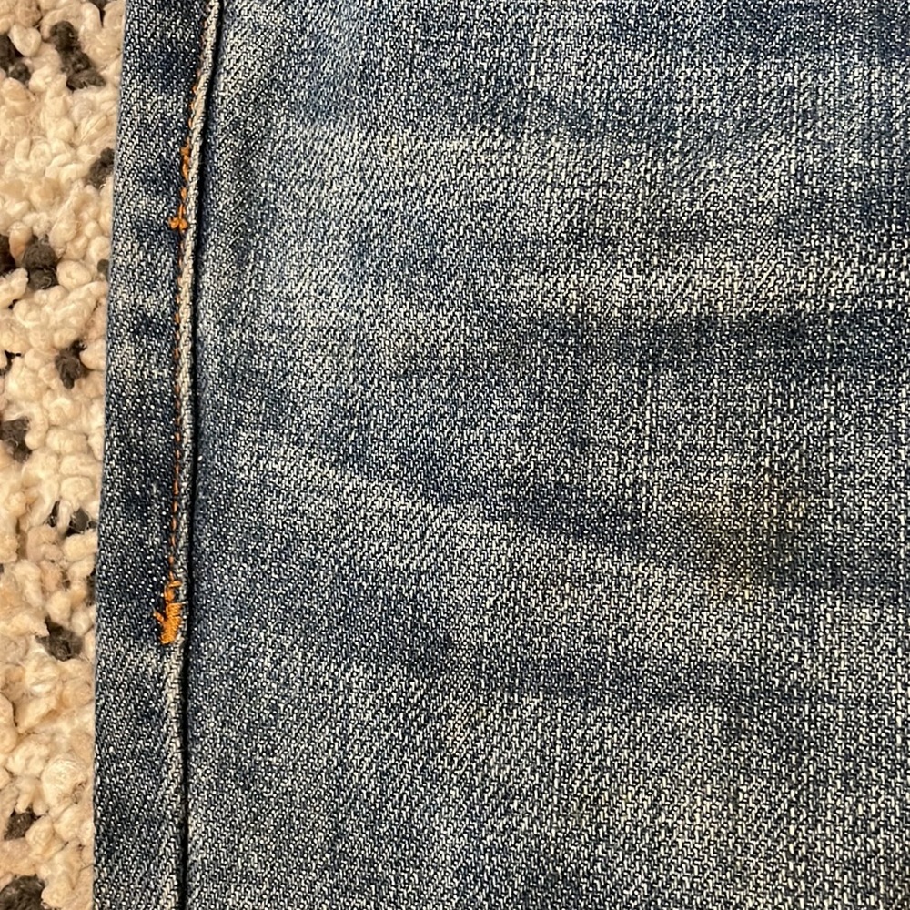 Lucky Brand by Gene Montesano Short Inseam Jeans—Size 34, Blue - Picture 12 of 13